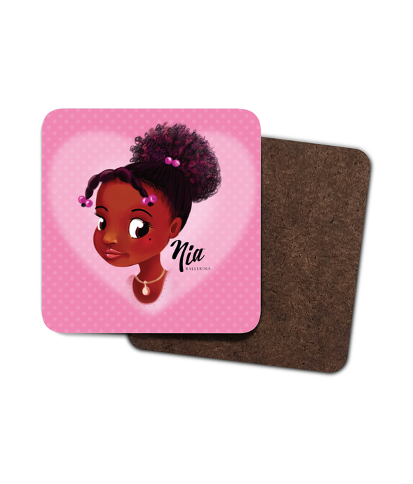 Nia Ballerina Coaster & Placemat Set